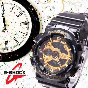 Jam G Shock GA110 Hitam Gold | Jam Keren | Jam Trendy Masa Kini