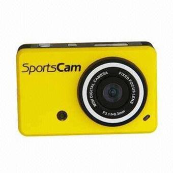 Jia Hua M200 Outddor Sport Camera Waterprrof Shake Resistant (Yellow)  