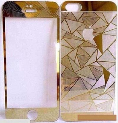 K-Box Premium 3D Diamond Gold Tempered Glass Screen Protector for iPhone 6
