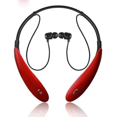 KAT Earphone Bluetooth HBS800 Wireless Stereo Headset - Merah - OEM