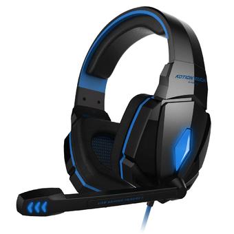 KOTION EACH G4000 Stereo Noise Cancelling Gaming Headset with Mic HiFi Driver LED Light for PC (Blue)  