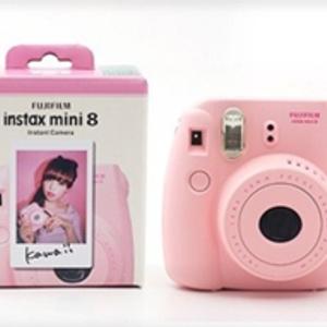 Kamera Fujifilm Polaroid INSTAX 8s Pink + Case + Gifts