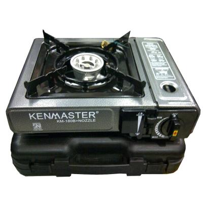 Kenmaster Kompor Portable 2 in 1 KM-180B Abu-abu
