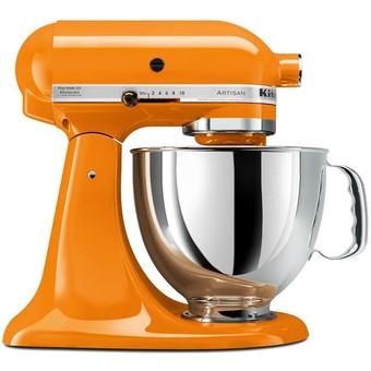 KitchenAid Artisan® Series 5-Quart Tilt-Head Stand Mixer 5KSM150PSETG - Tangerine - Free Ongkir JABODETABEK  