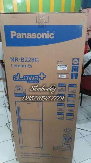 Kulkas Panasonic NR-B228G, 2pintu Low-watt