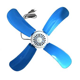 Kyowa 20 W Mini Ceiling Fan 4 Buah Baling Baling Kipas Angin - Biru  