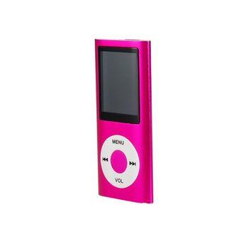 LCD Screen MP3 Player Supports FM/ Sound Record/ TF Card Red  