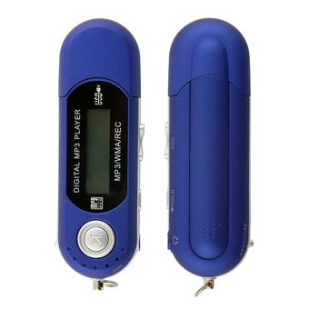 LCD Screen Mini MP3 Player (Blue) (Intl)  