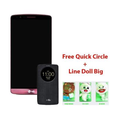 LG G3 32GB Red Free Quick Circle + Line Doll Big