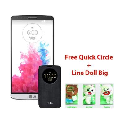 LG G3 32GB White Free Quick Circle + Line Doll Big