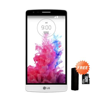 LG G3 beat D724 Smartphone - Putih + Powerbank + Memory Card MMC 8 GB