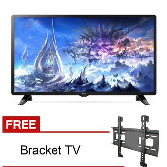 LG HD LED TV 32" - 32LF520A Plus Free Bracket TV - Hitam - Khusus Jabodetabek  