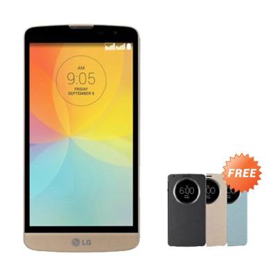LG L Bello D335 Gold Smartphone + Flip Cover