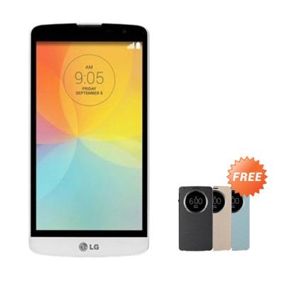 LG L Bello D335 Putih Smartphone + Flip Cover