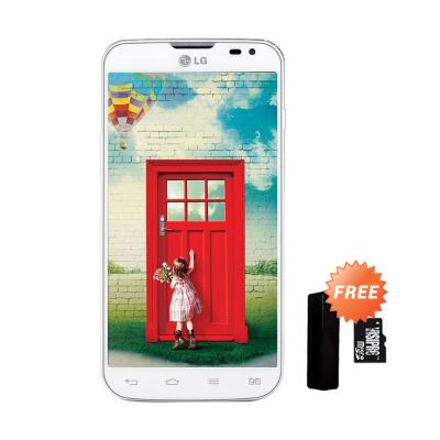 LG L90 D410 Smartphone - Putih + Powerbank + Memory Card MMC 8 GB
