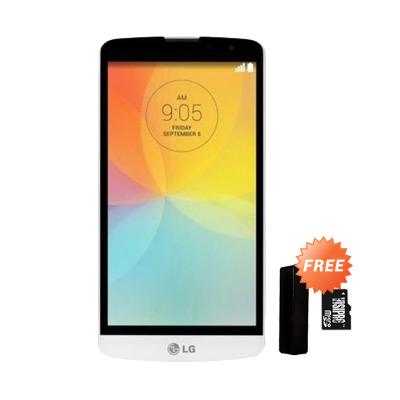 LG LBello D335 Smartphone - Putih + Powerbank + Memory Card MMC 8 GB