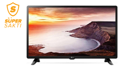 LG LED TV 32” 32LF520 + ASURANSI – Hitam