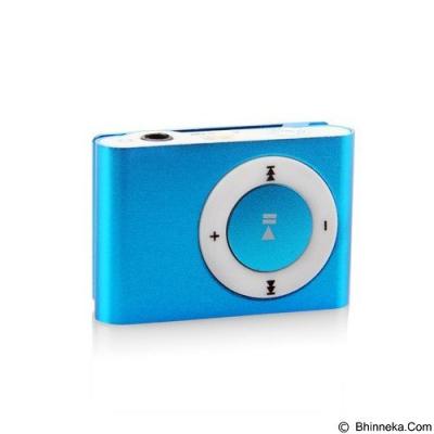 LONG CELL MP3 Music Clip with Headset - Blue