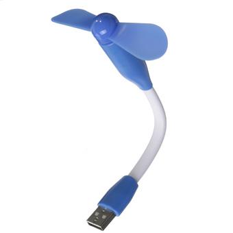 Laptop Computer Notebook Portable Mini USB Fan Cooler Office Cooling Blue (Intl)  