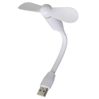 Laptop Computer Notebook Portable Mini USB Fan Cooler Office Cooling (White) (Intl)  