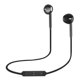 Lemonbest Wireless Bluetooth 4.1 Headset Stereo Headphone Sport Earphone Handsfree for iPhone Samsung LG (Black) (Intl)  