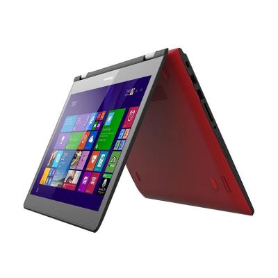 Lenovo 2 in 1 Yoga 500 80N40056ID Notebook Merah [14 Inch/I5/NVidia/4GB/Win 10] + Backpack