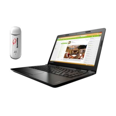 Lenovo IdeaPad 100-14IBY Black Notebook + SpeedUp USB Modem