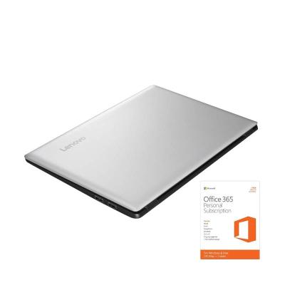 Lenovo Ideapad 100S 80R2005XID Silver Notebook [11.6"/Intel Z373F/Win 10] + Office 365 Personal