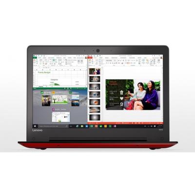 Lenovo Ideapad 500S 80Q30061ID Notebook - Red [i5-6200U/ 4 GB/ 1 TB/ Win 10 Home/ 14.0 Inch FHD/ Garansi 2 Tahun]