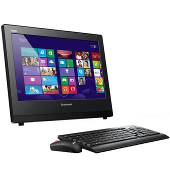 Lenovo - PC All In One - EDGE 73z - 20" Widescreen - Intel Pentium G3240 - 2GB - 10BD00D0IA - Hitam  