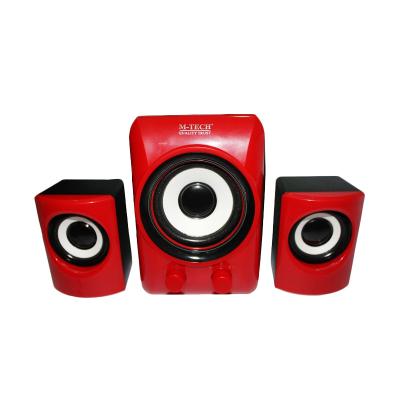 M-Tech Subwoofer MT-1000 Red Speaker Portable