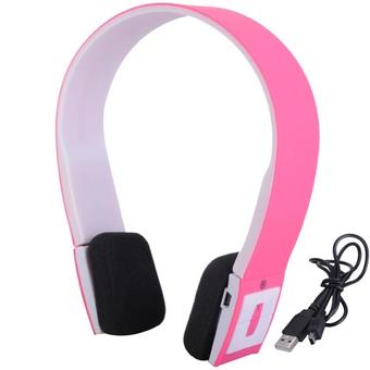 MA-826 Multi-functional Wireless Bluetooth V3.0+EDR Stereo Headset Headphone (Pink) (Intl)  
