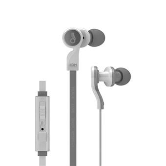 MEElectronics EDM Universe In-Ear Headphones with Headset Functionality and Universal Volume Control - D1P - Putih  