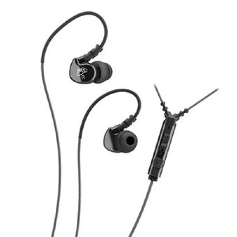 MEElectronics - M6P Earphnone Sport-Fi Memory Wire In with Remote and Mic - Hitam  