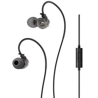 MEElectronics Sport-Fi In-Ear Headphones with Memory Wire and Inline Microphone and Remote - M3P - Hitam  