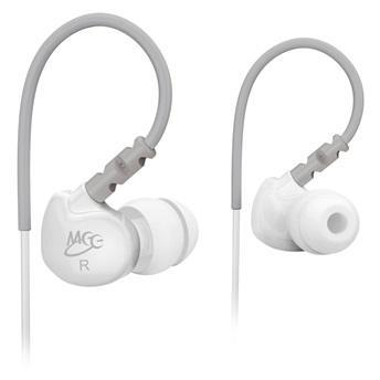 MEElectronics Sport-Fi Memory Wire In-Ear Headphones - M6 - White