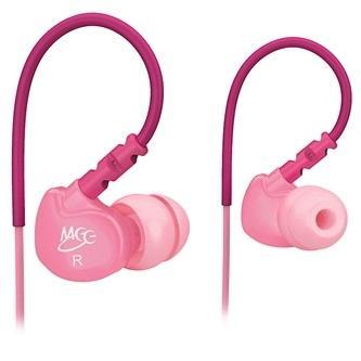MEElectronics Sport-Fi Memory Wire In-Ear Headphones - M6 - Pink