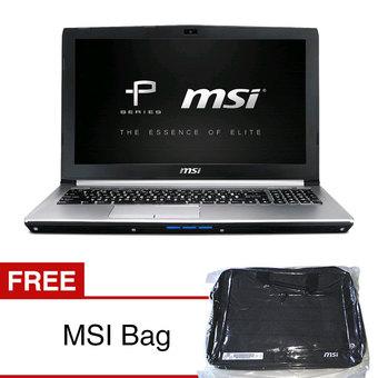 MSI Prestige PE60 2QE - 15.6" - Intel i7-5700HQ - 4GB RAM - Silver + Gratis MSI Bag  