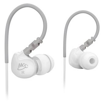 Meelec Sport-Fi Memory Wire In-Ear Headphones - M6 - Putih  