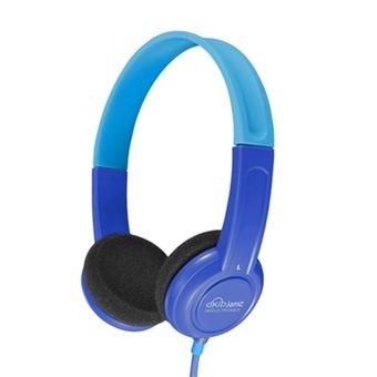 Meelec Tronics KidJamz Safe Listening Headphones for Kids with Volume Limiter - KJ15 - Biru  