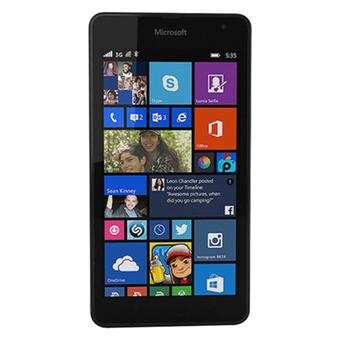 Microsoft Lumia 535 - Dual SIM - 8GB - Hitam  