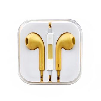 Minch Remote Microphone Headset for iPhone (Gold)  