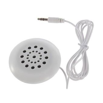 Mini 3.5mm Pillow Speaker for MP3 / MP4 Music Player Color White Best Gift (Intl)  