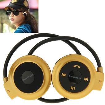 Mini-503 Sport Bluetooth Stereo Headphone (Gold)  
