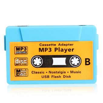 Mini MP3 Player TF USB Flash Disk Cassette Speaker Blue R1BO (Intl)  