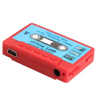 Mini MP3 Player TF USB Flash Disk Cassette Speaker Red R1BO (Intl)  