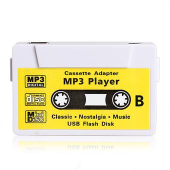 Mini MP3 Player TF USB Flash Disk Cassette Speaker White  