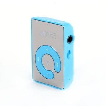 Mini USB Digital Mp3 Music Player (Blue) (Intl)  