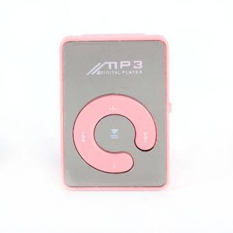 Mini USB Digital Mp3 Music Player (Pink) (Intl)  
