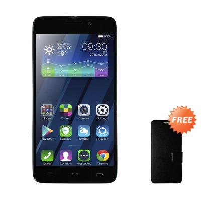 Mito A550 Fantasy Style Black Smartphone [RAM 2 GB/16 GB/5 MP/Lollipop] + Leather Case